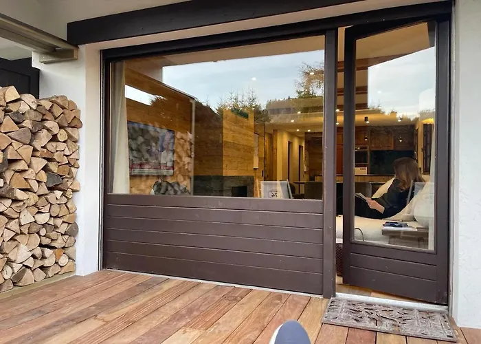 Apartman Chaleureux A - 80 M² Avec Jardin Et Cheminee. Megève