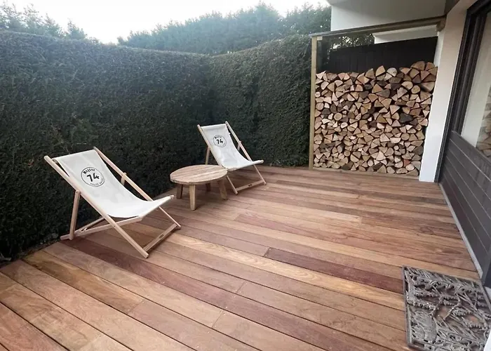 Lejlighed Chaleureux A - 80 M² Avec Jardin Et Cheminee.