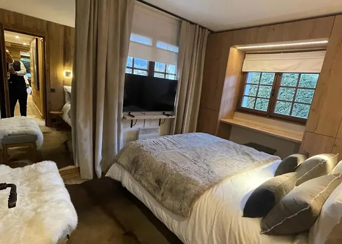 Chaleureux A - 80 M² Avec Jardin Et Cheminee. Megève